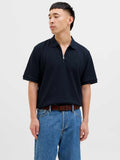 JACK & JONES Тениска JJEAUSTIN ZIP POLO SS NOOS