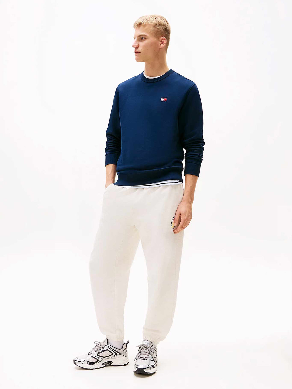 TOMMY JEANS Блуза TJM REG BADGE CREW EXT