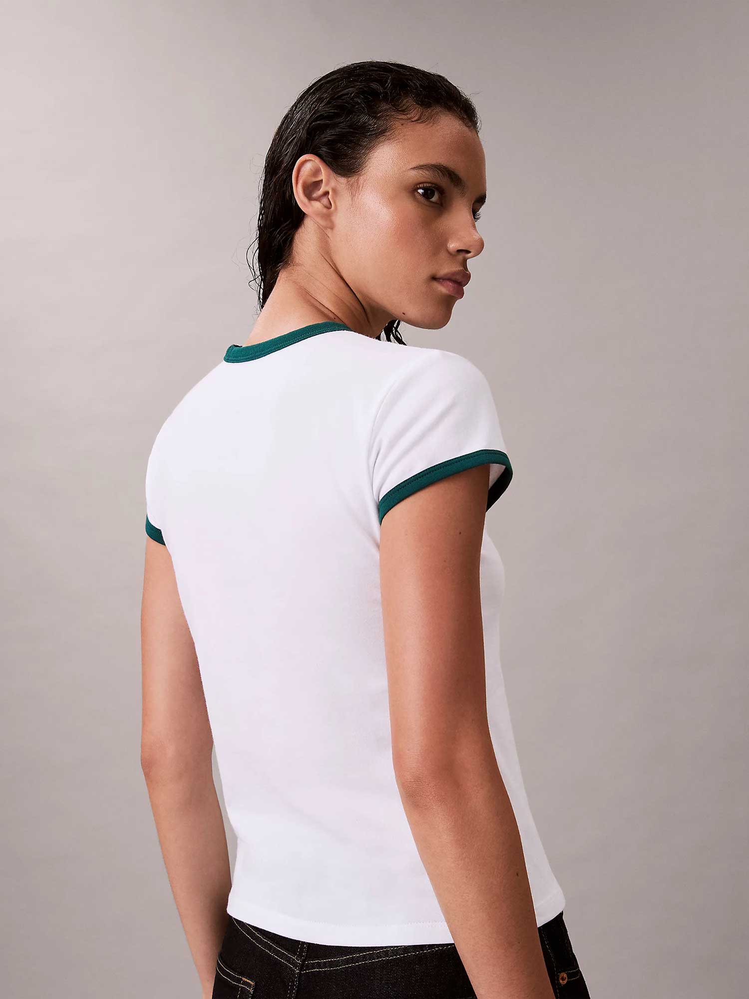 Calvin Klein Jeans Тениска SS 1968 GRAPHIC BABY TEE