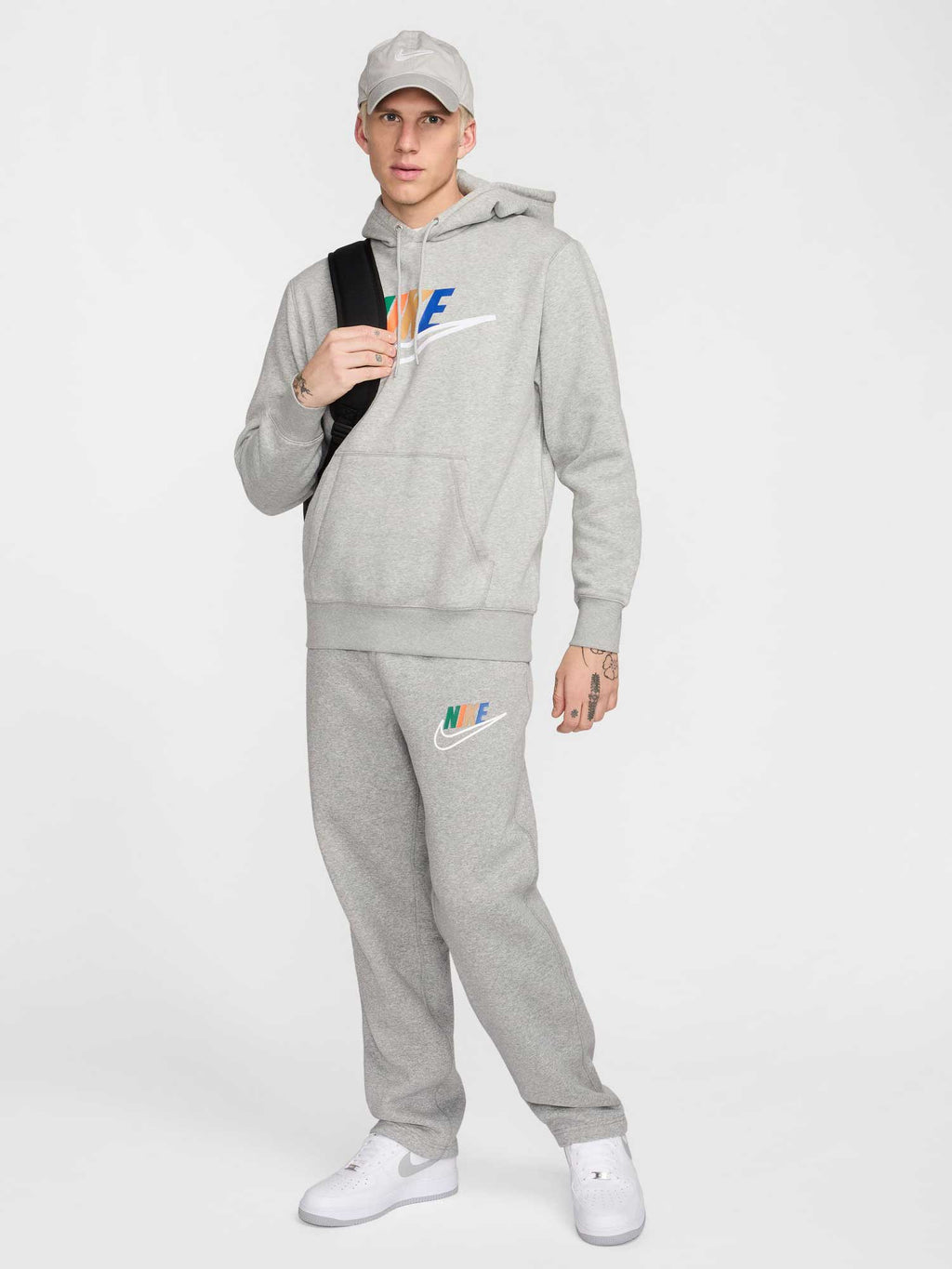 NIKE Спортно долнище M NK CLUB BB OH PNT FTURA BLCK