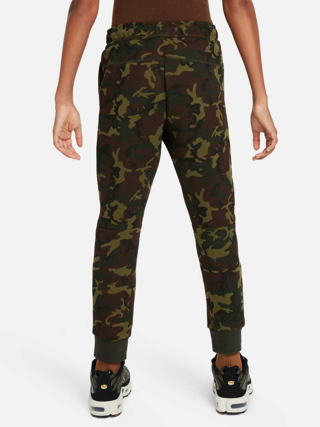 NIKE Спортно долнище B NSW TCH FLC CAMO BOTTOM