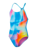 SPEEDO Цял бански GIRLS ALLOVER LANE LINE BACK