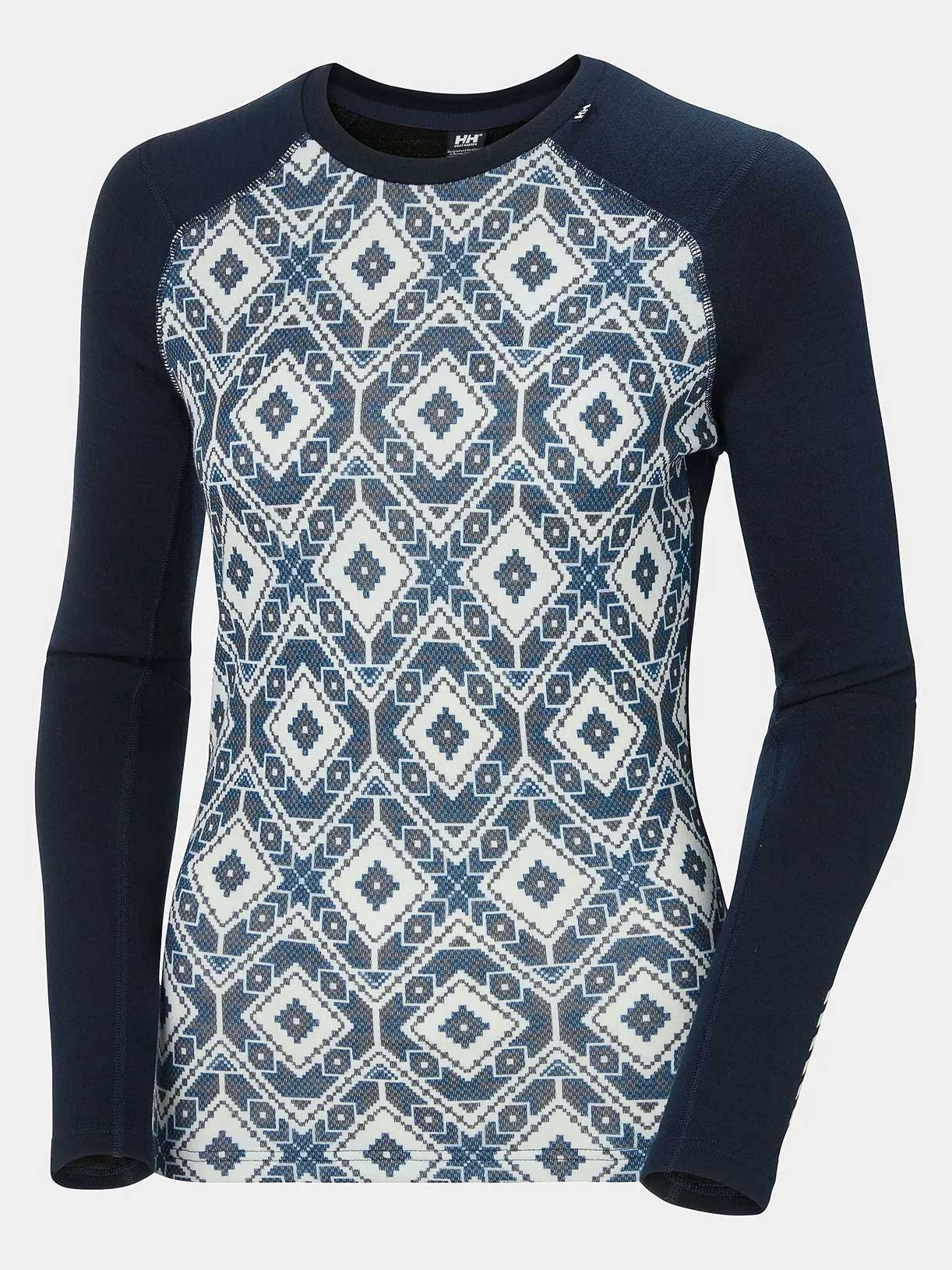 HELLY HANSEN Термоблуза W LIFA MERINO MIDW GRA CREW