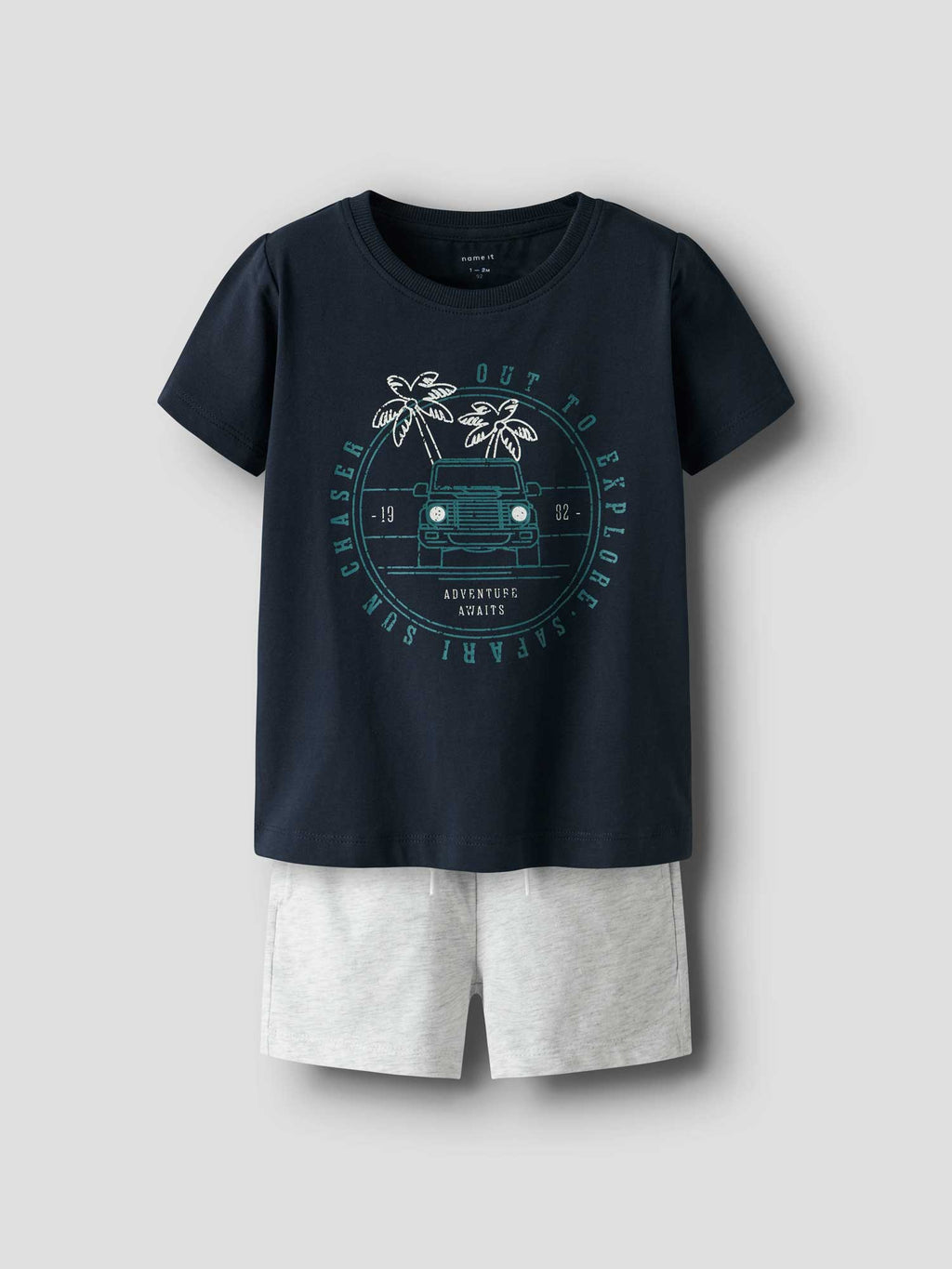 NAME IT Спортен екип NMMJASPEN SS SHORTS SET PB