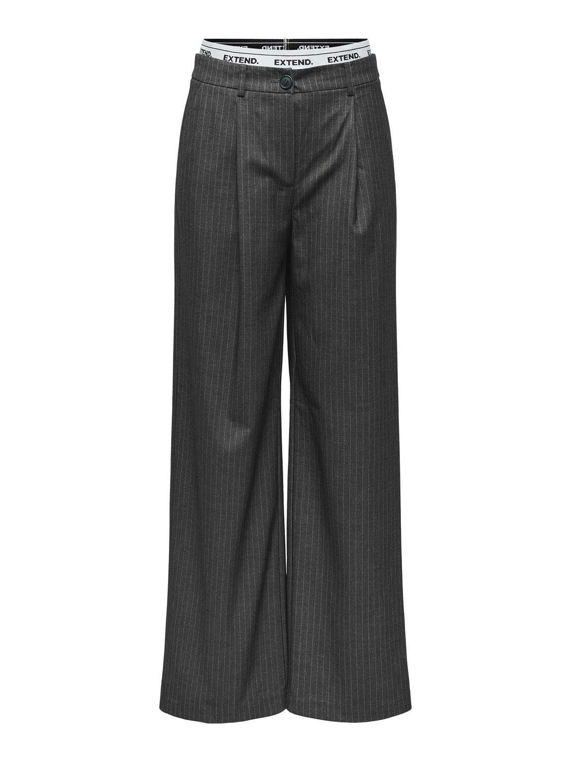 ONLY Панталон ONLNOELIA MW WIDE PINST PANT XT TLR