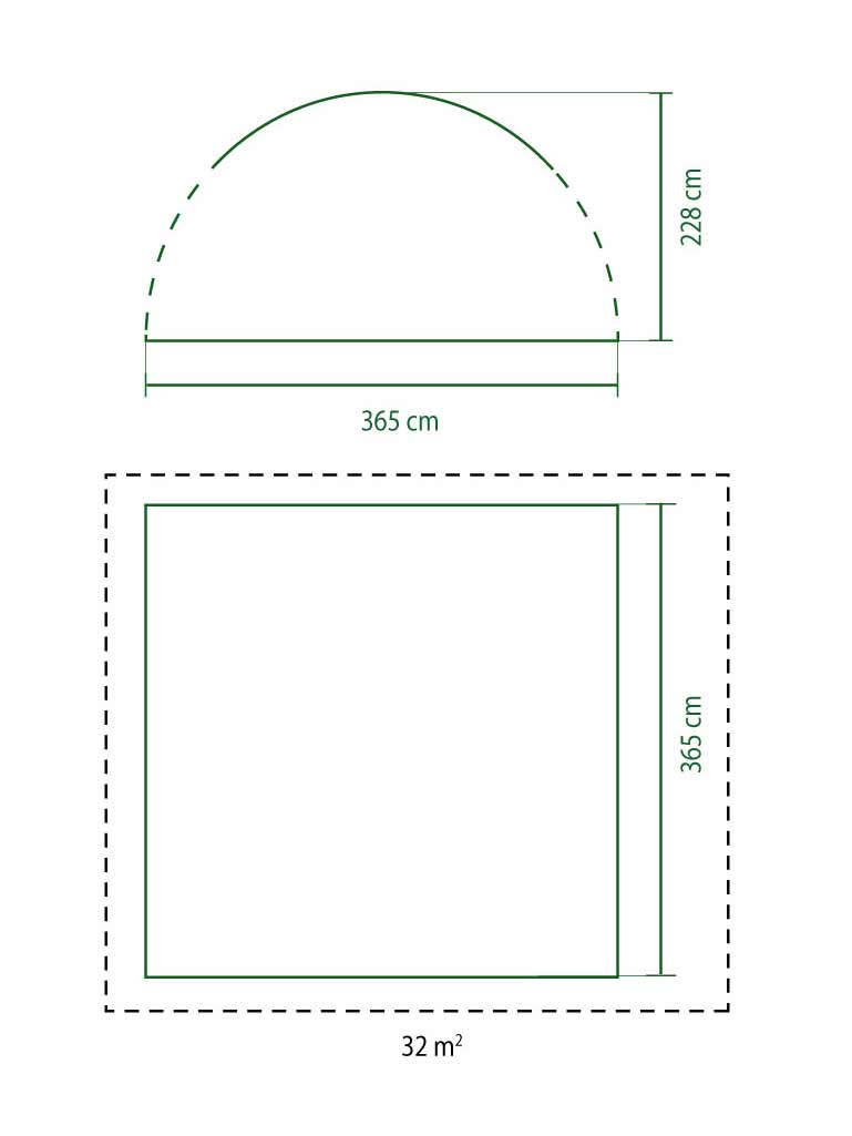 COLEMAN Платнище за тента FLYSHEET 3.65x3.65