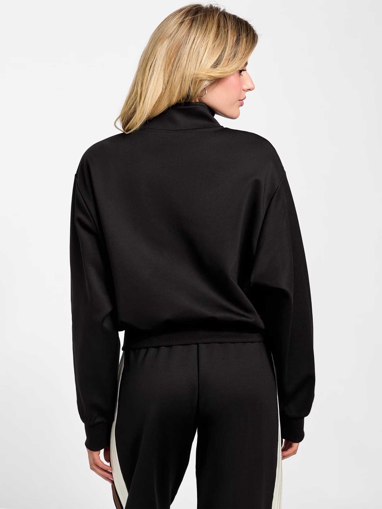 GUESS Блуза FABIA HALF-ZIP SWEAT