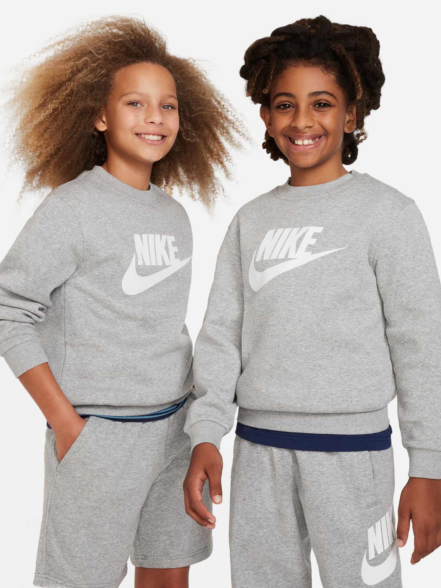 NIKE Блуза K NSW CLUB FLC CREW LS HBR