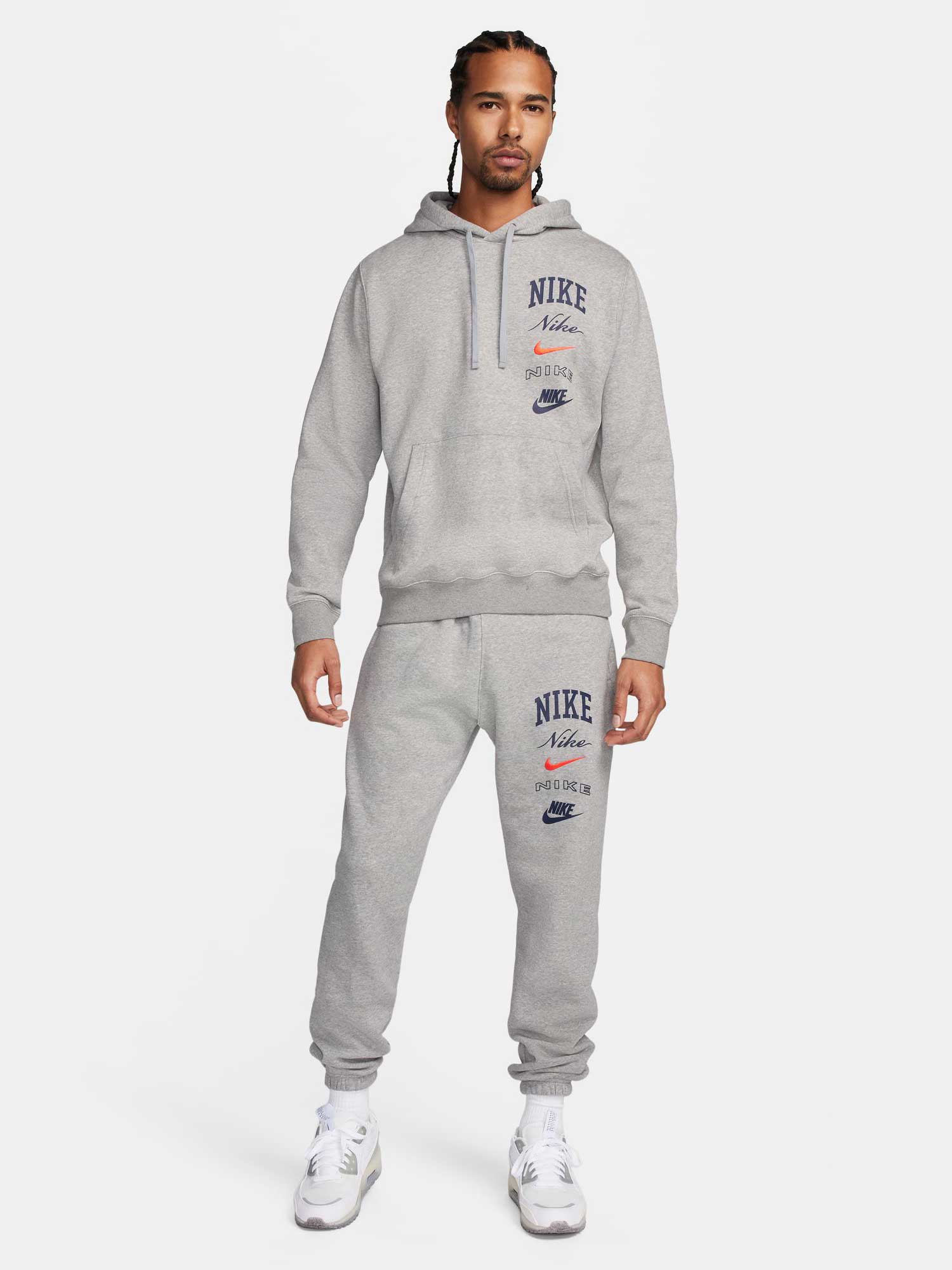 NIKE Суитшърт M NK CLUB BB PO HDY STACK GX