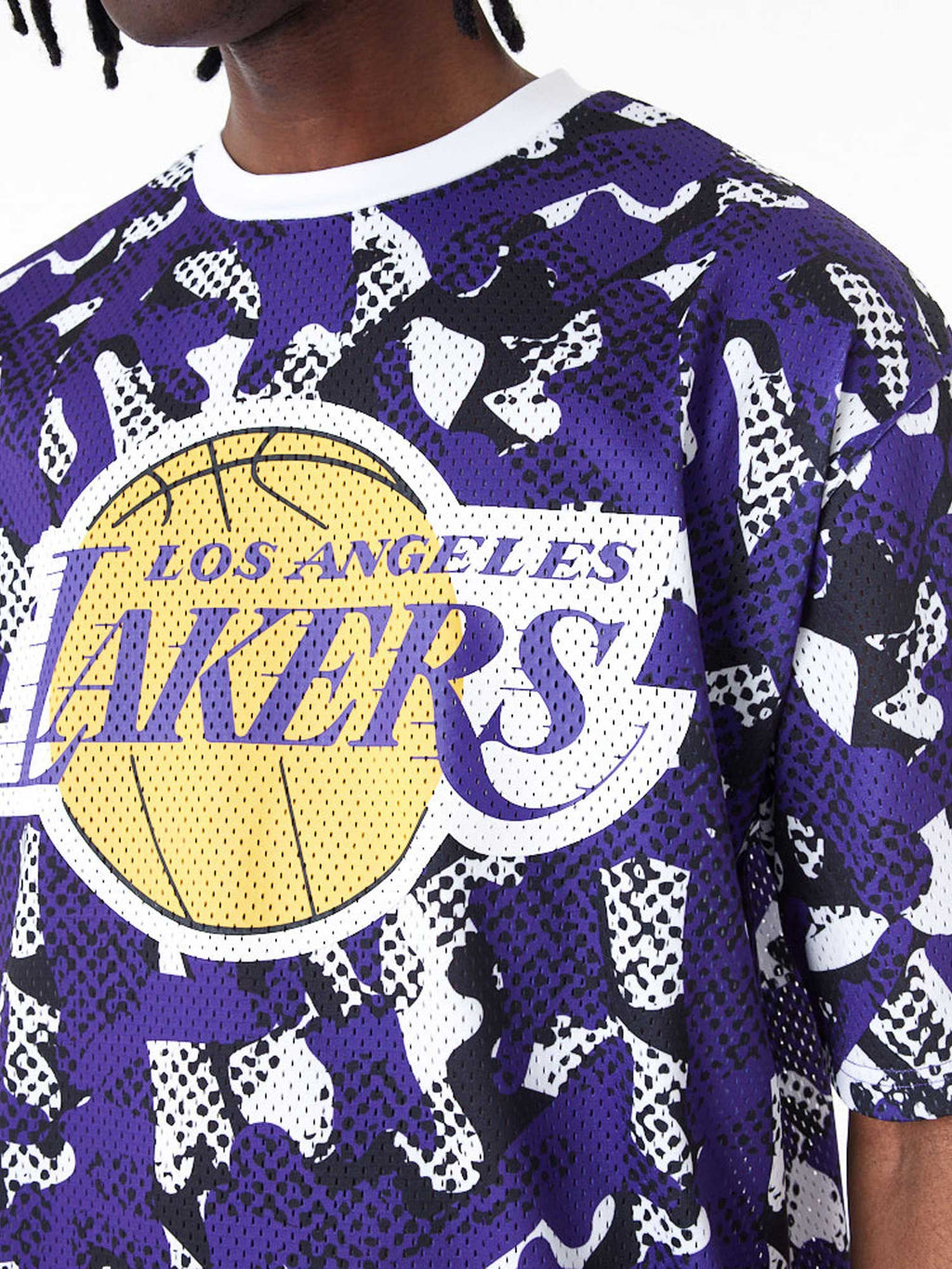 NEW ERA Тениска NBA TEAM AOP MESH OS TEE LOSLAK