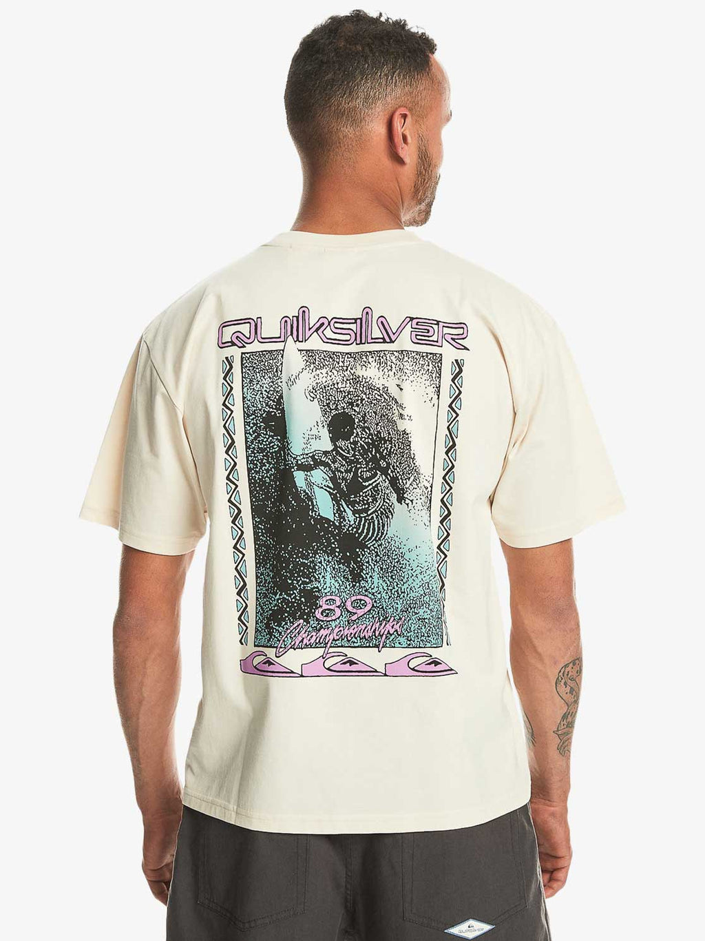 QUIKSILVER Тениска BACK FLASH SS