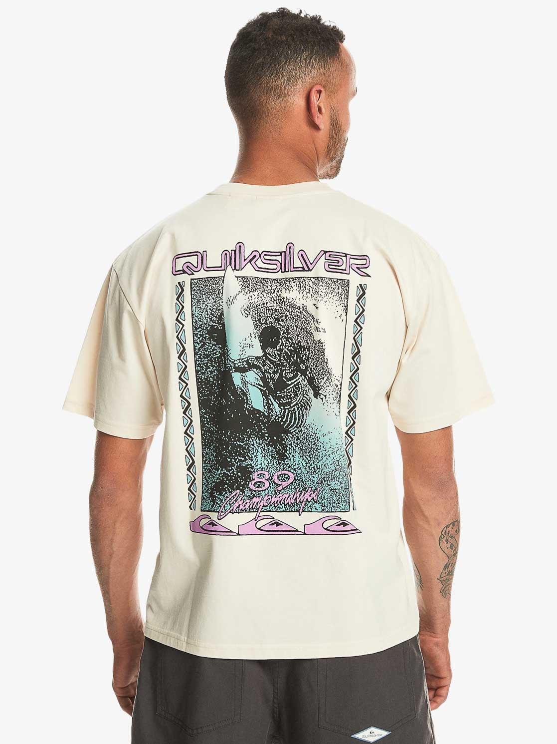 QUIKSILVER Тениска BACK FLASH SS