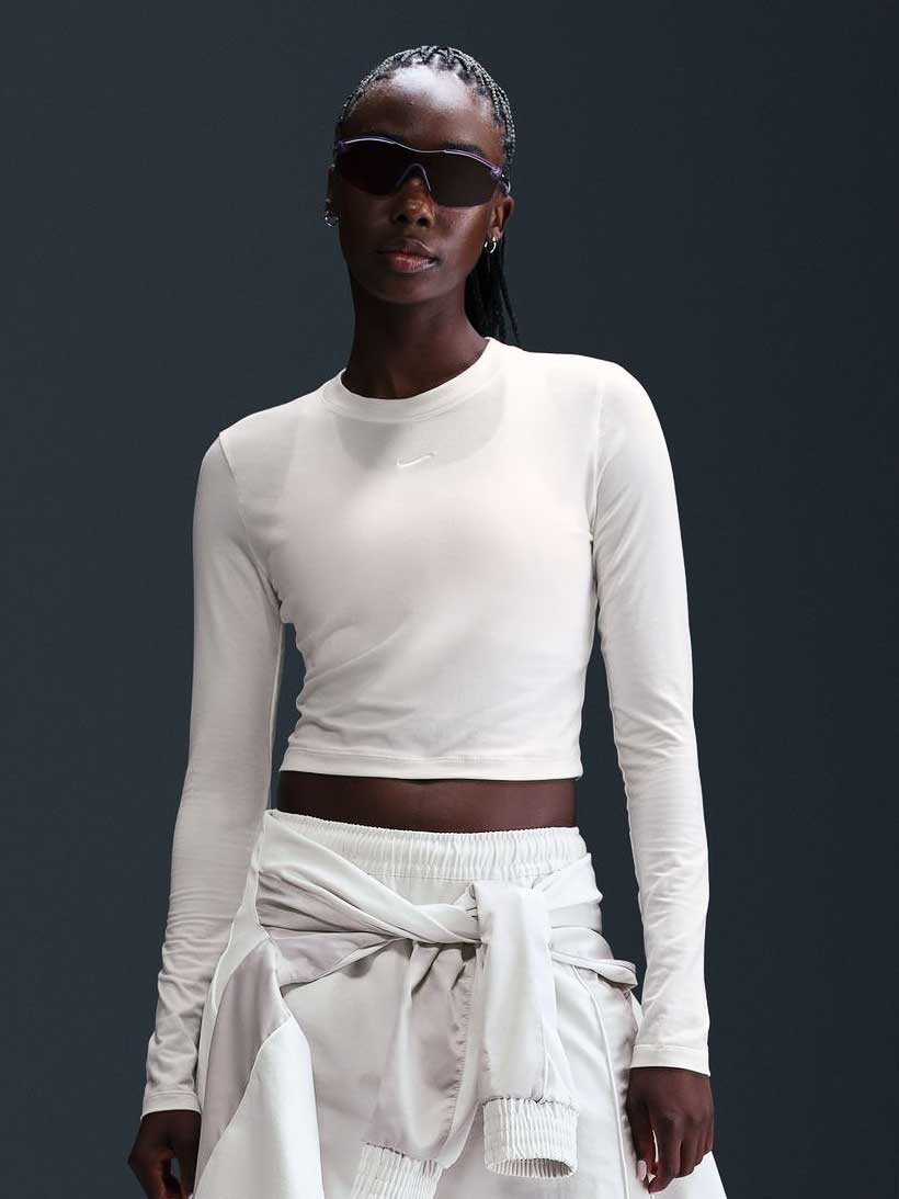 NIKE Блуза W NSW NK CHLL KNT LS CRP