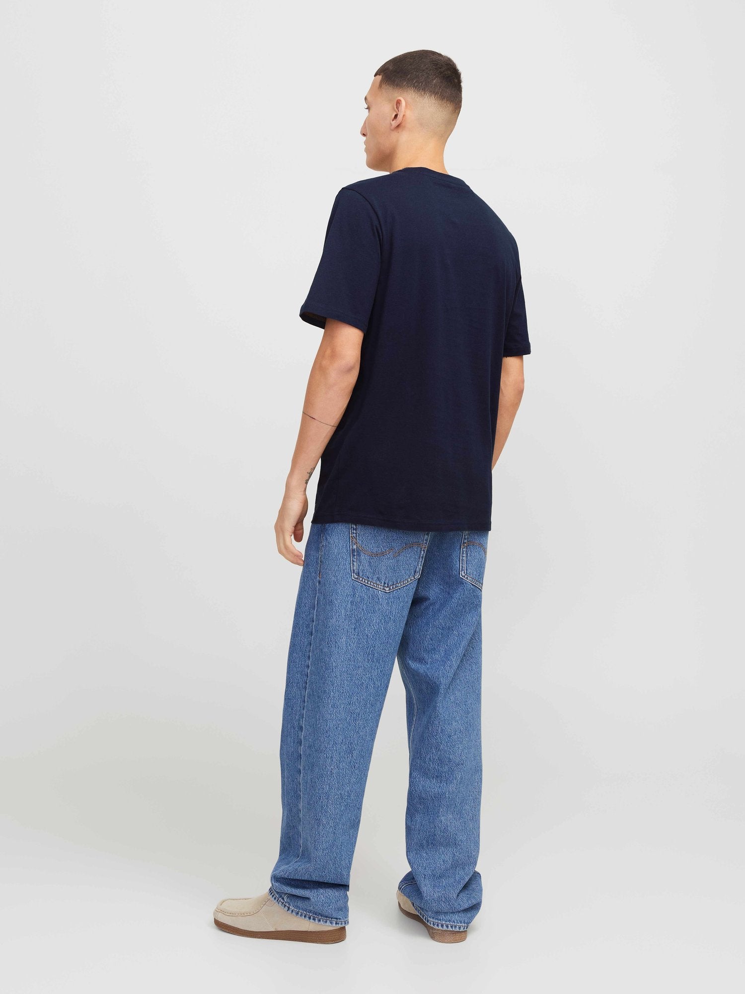 JACK & JONES Тениска JJCOLTON TEE SS CREW NECK LN