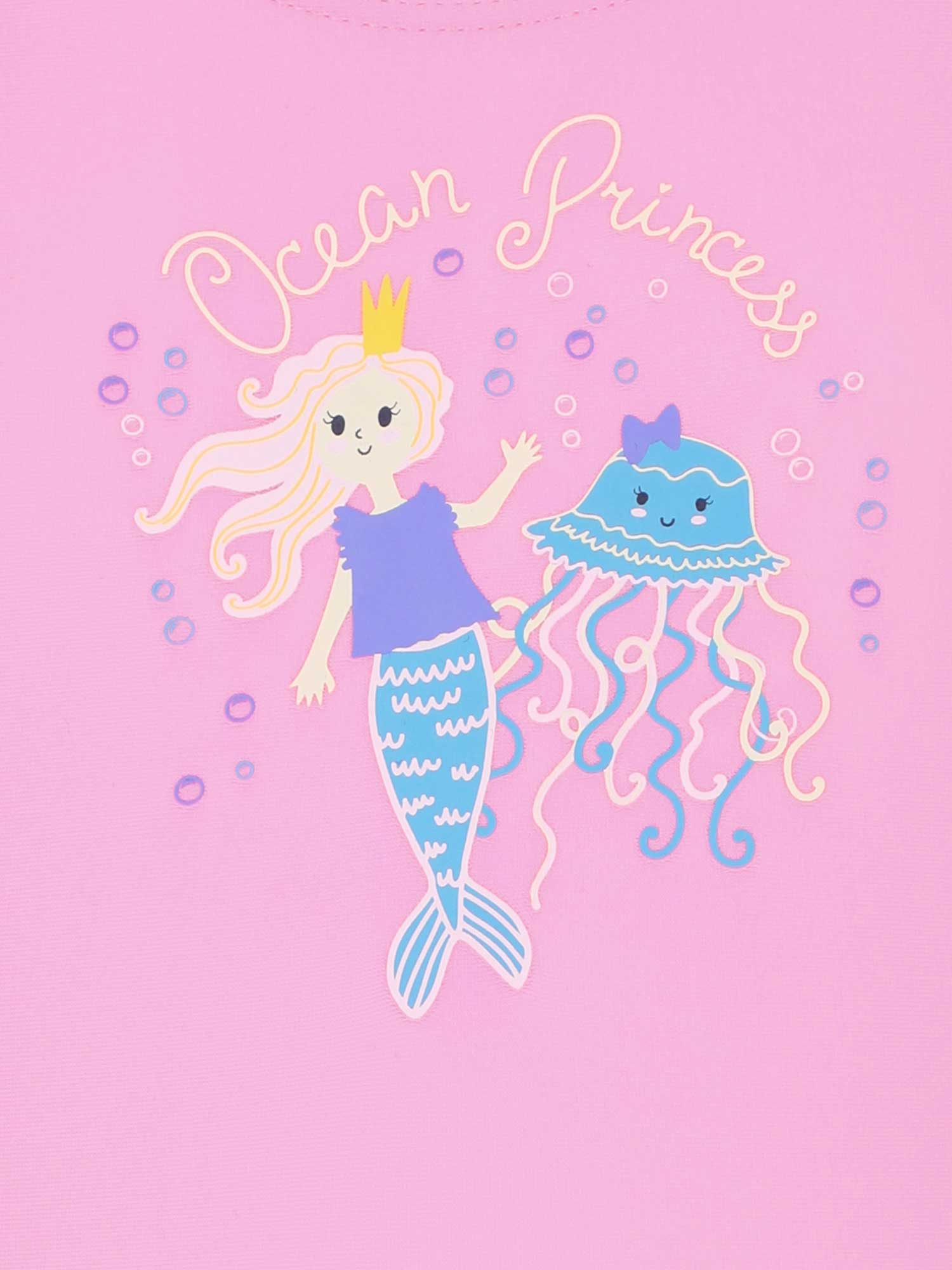 JOSS Цял бански Little Girls All-Over Printed