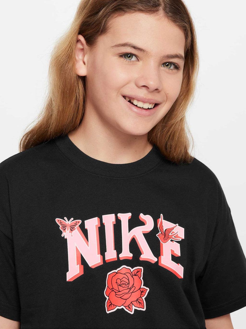 NIKE Тениска G NSW TEE BOXY VRZTY