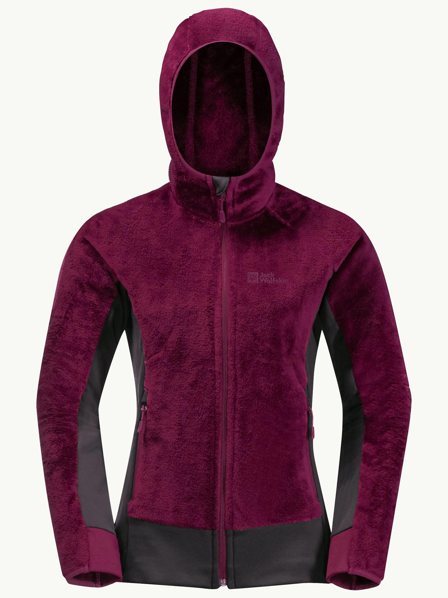 JACK WOLFSKIN Полар ROTWAND HOODED FZ W