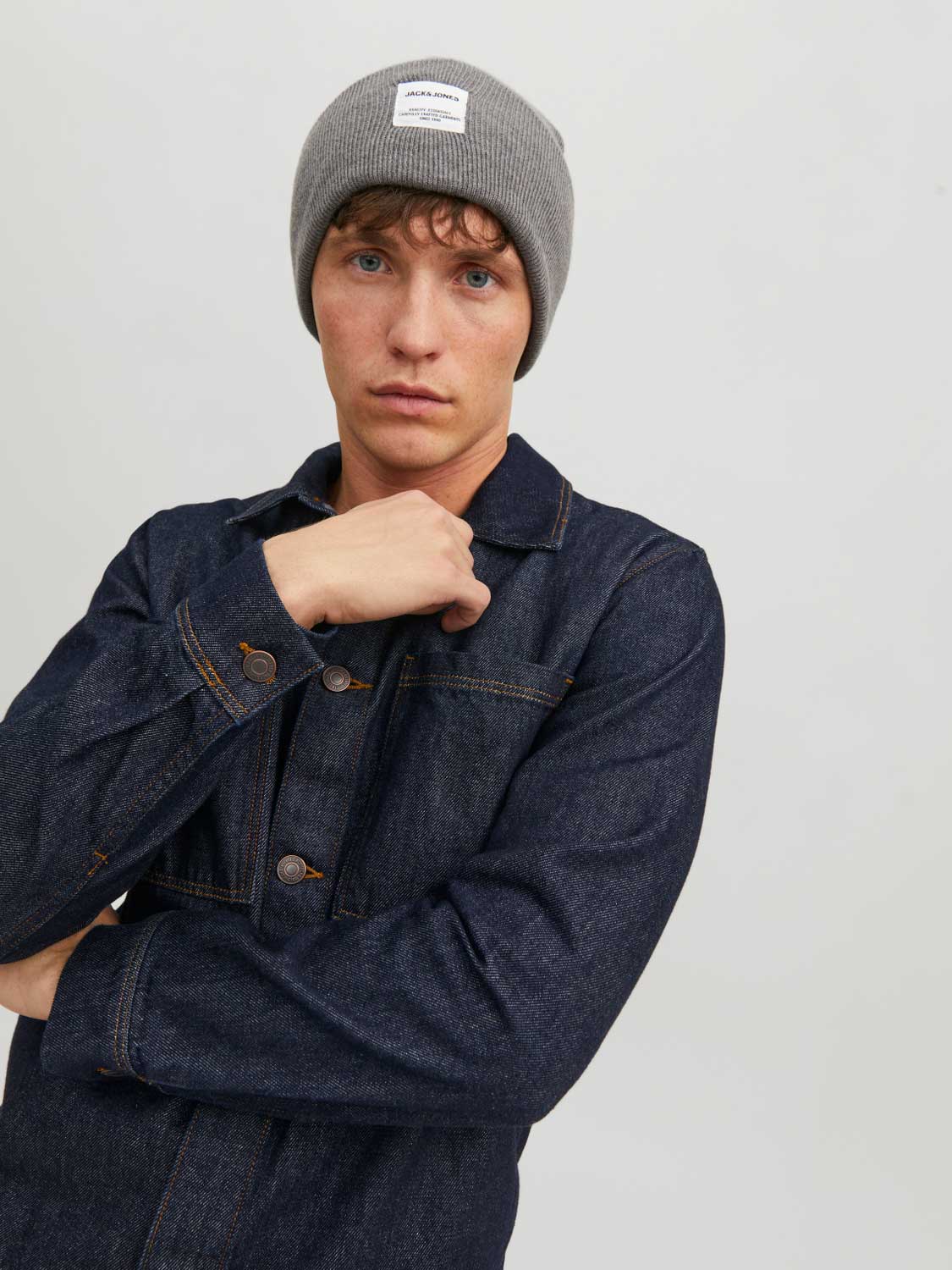 JACK & JONES Шапка JACLONG KNIT BEANIE NOOS
