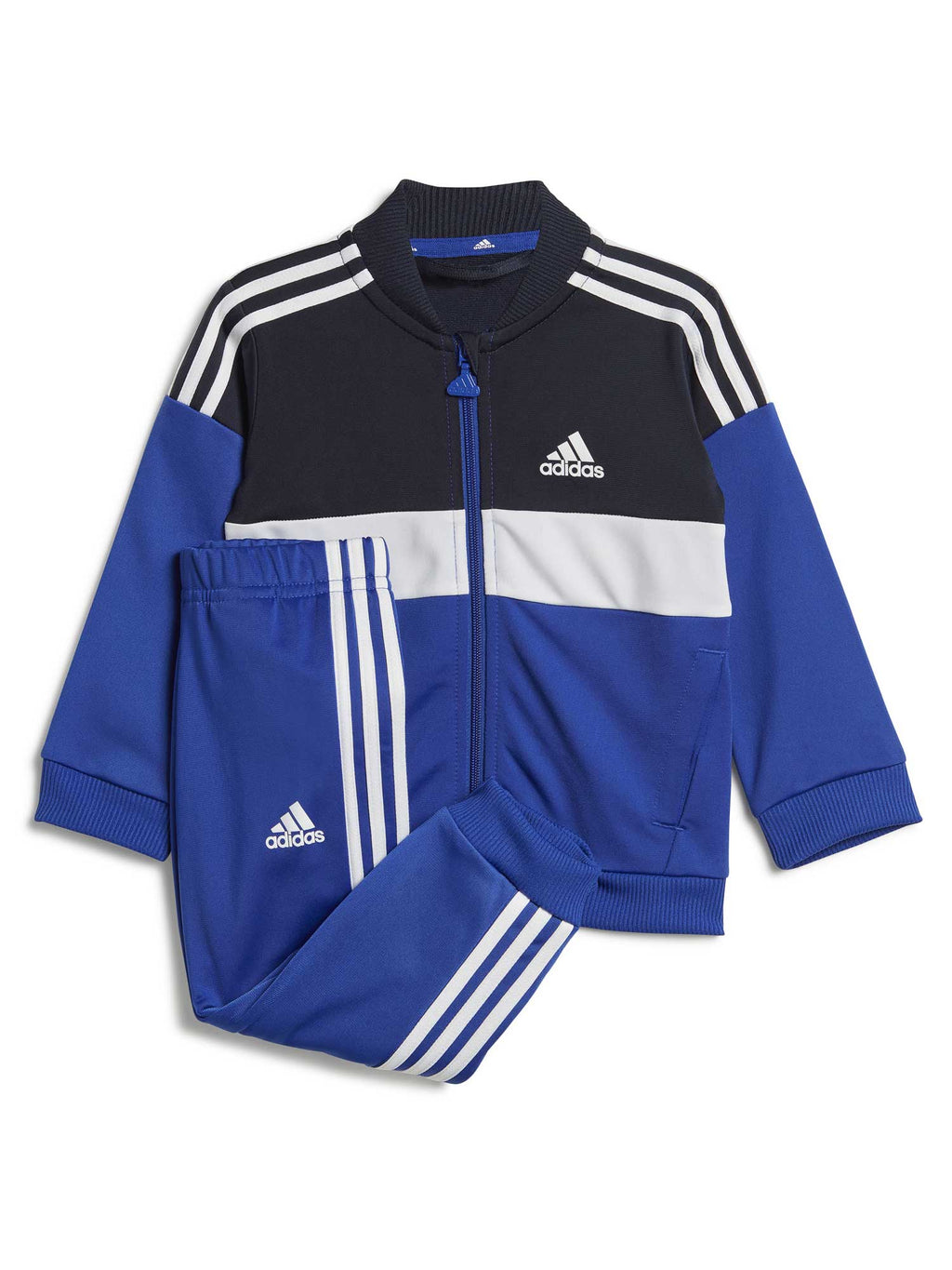 ADIDAS SPORTSWEAR Спортен екип Tiberio 3-Stripes Colorblock Shiny