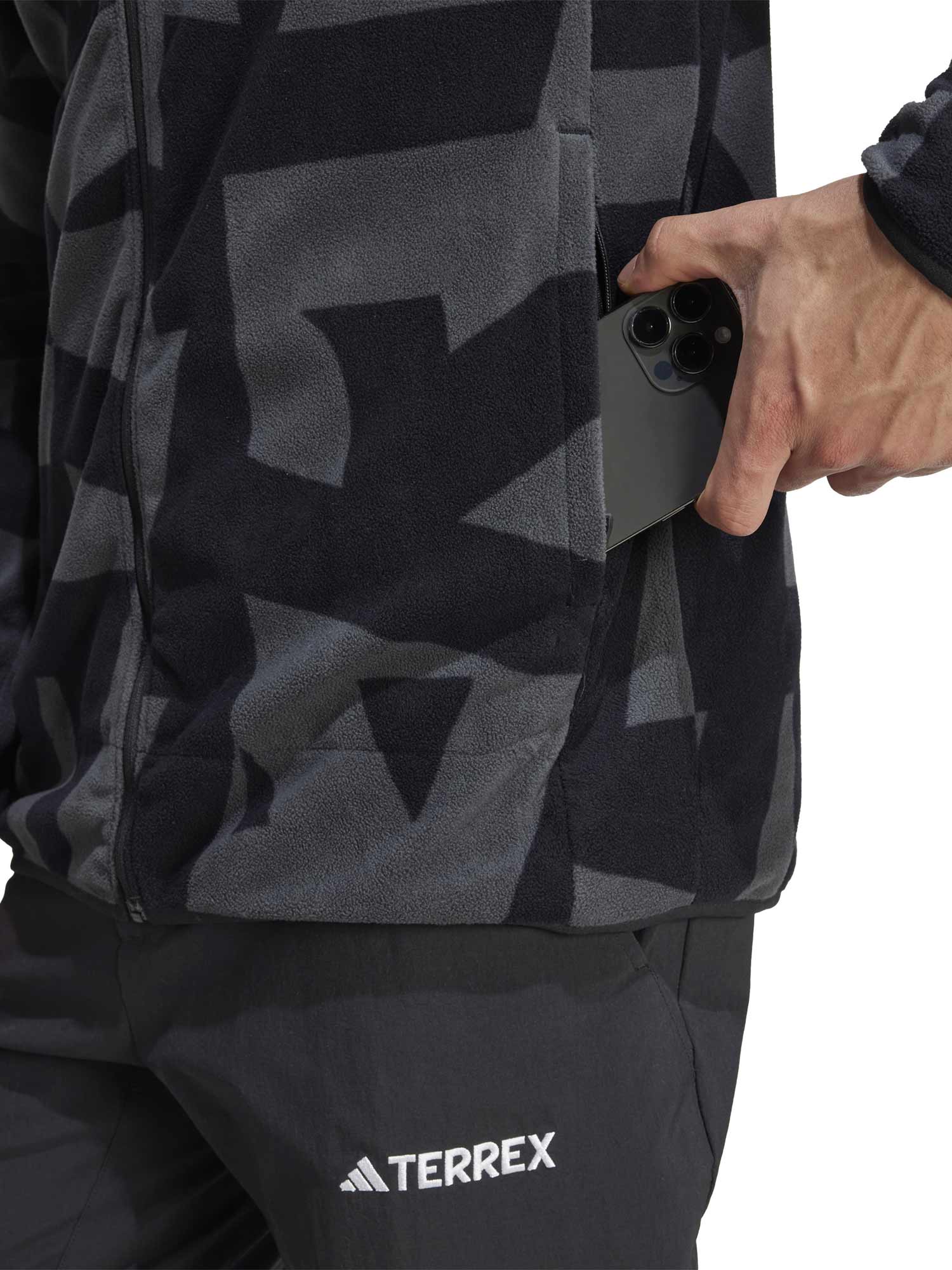 ADIDAS PERFORMANCE Полар Terrex Multi Printed Full-Zip Fleece Jacket